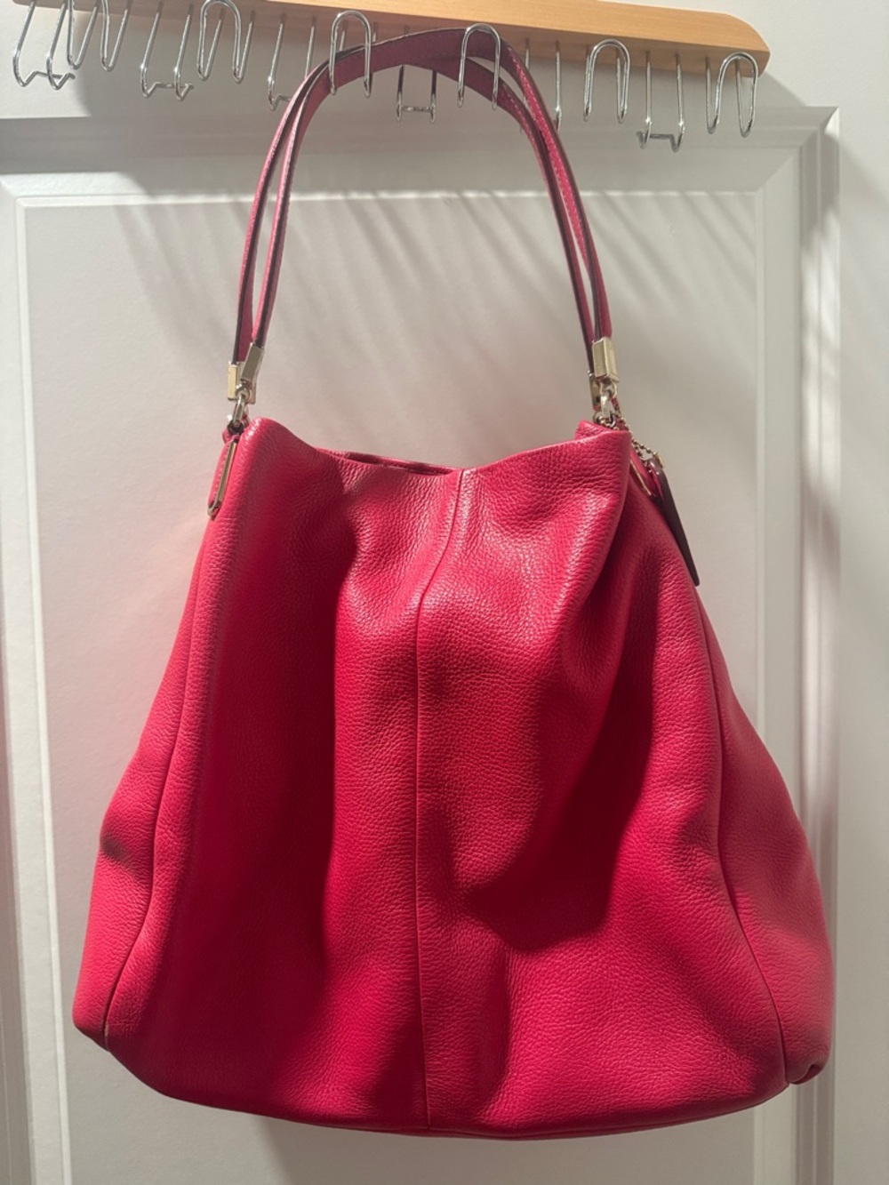 Coach Madison Phoebe Leather Shoulder Bag - Classic Hobo Tote